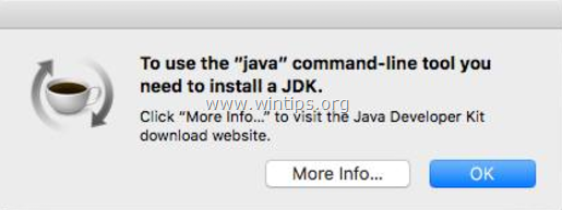 Java command line tool for mac